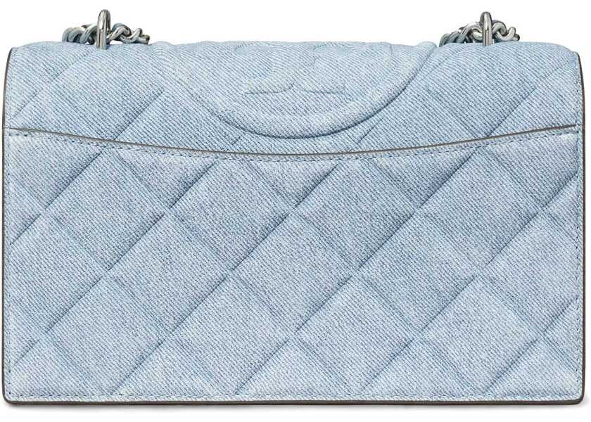 Genti de umar Tory Burch Suede Fleming Bag DENIM Femei (BM 18607333) 4