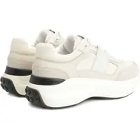 Incaltaminte Dama - Sneakers TODS Sneakers In Leather And Fabric WHITE Femei (BM 18607390) - B-mall.ro