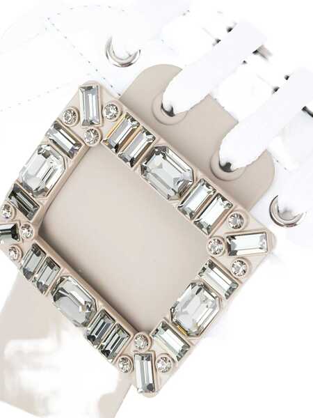 Sneakers Roger Vivier Viv Skate Sneakers In Leather Chiedi A Chatgpt WHITE Femei (BM 18607393) 4