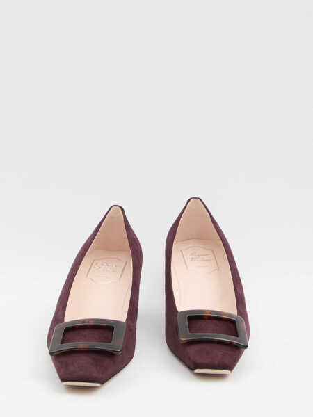 Pantofi cu toc Roger Vivier Belle Vivier Pumps BORDEAUX Femei (BM 18607405) 5