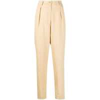 Pantaloni casual Forte_Forte Canvas High Waist Pants Clothing Femei
