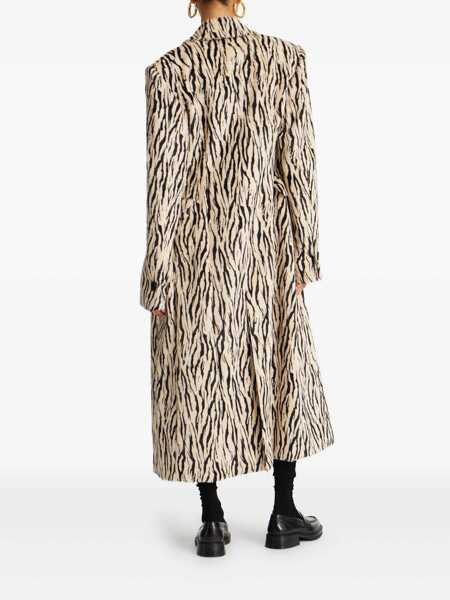Fuste ROTATE Birger Christensen Rotate Birger Christensen Printed Faux Fur Skirt Multicolor Femei (BM 18608478) 3