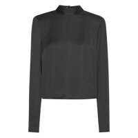 Topuri Rotate Birger Christensen 'Satin Drapy Back' Top Femei
