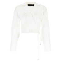 Camasi ROTATE Birger Christensen Rotate Birger Christensen 'Wrap Cotton' Shirt