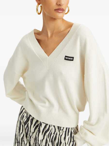 Pulovere ROTATE Birger Christensen Rotate Birger Christensen Sweater BRIGHT WHITE Femei (BM 18608538) 4