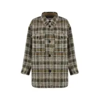 Geci Isabel Marant Étoile Harveli Wool Overshirt Femei