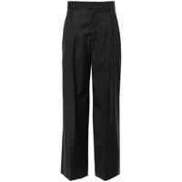 Pantaloni casual Isabel Marant Romina High-Waist Wide-Leg Trousers Femei