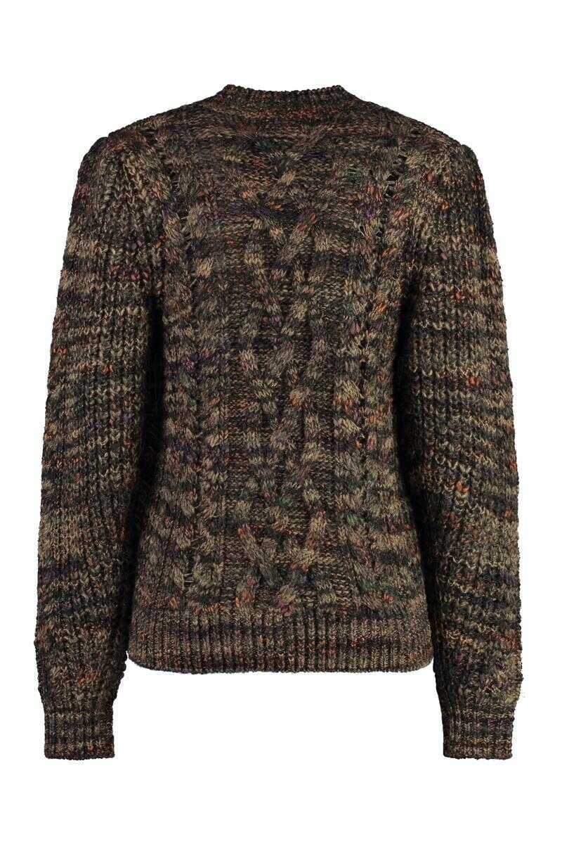 Pulovere Isabel Marant Isabel Marant toile Raith Cable Knit Sweater BROWN Femei (BM 18608997) 2