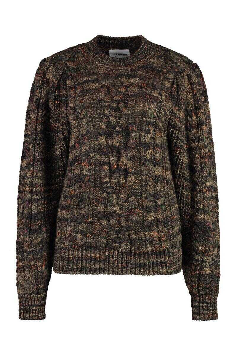 Pulovere Isabel Marant Isabel Marant toile Raith Cable Knit Sweater BROWN Femei (BM 18608997) 1