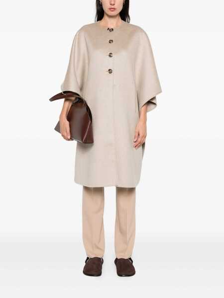 Esarfe Max Mara Max Mara Cashmere Cape Moriana Accessories BROWN Femei (BM 18609054) 2