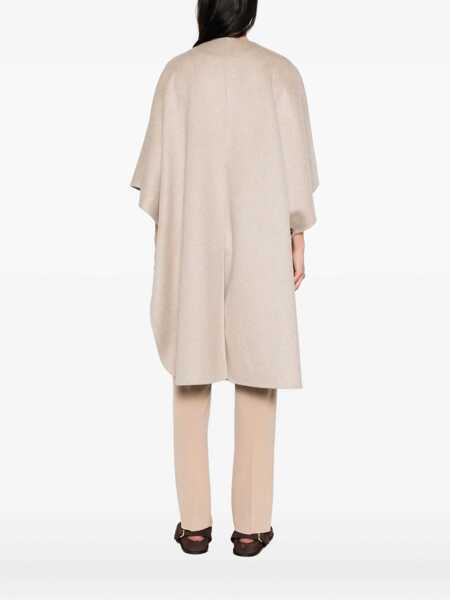 Esarfe Max Mara Max Mara Cashmere Cape Moriana Accessories BROWN Femei (BM 18609054) 4