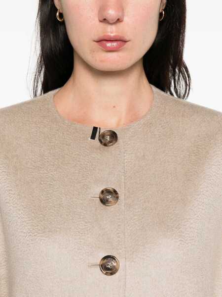 Esarfe Max Mara Max Mara Cashmere Cape Moriana Accessories BROWN Femei (BM 18609054) 5