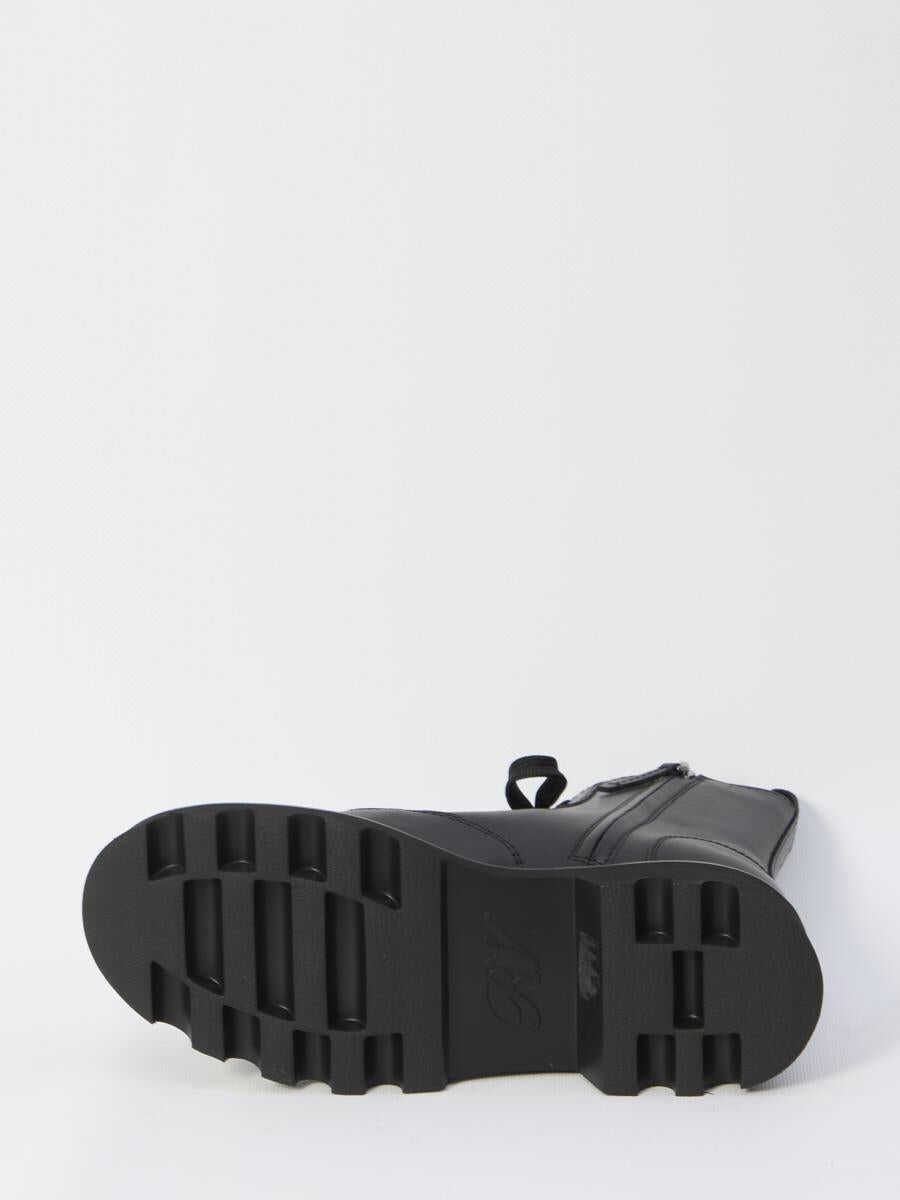Bocanci Roger Vivier Viv Rangers Combat Boots Black Femei (BM 18609633) 4