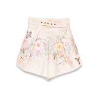 Pantaloni casual Zimmermann Printed Silk Shorts Femei