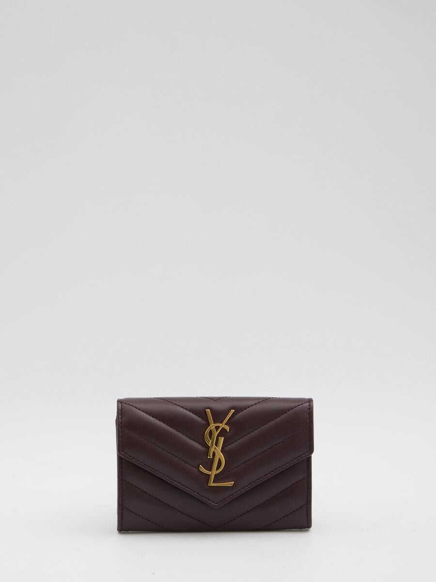 Portofele Saint Laurent Cassandre Wallet Red Femei (BM 18609720) 1