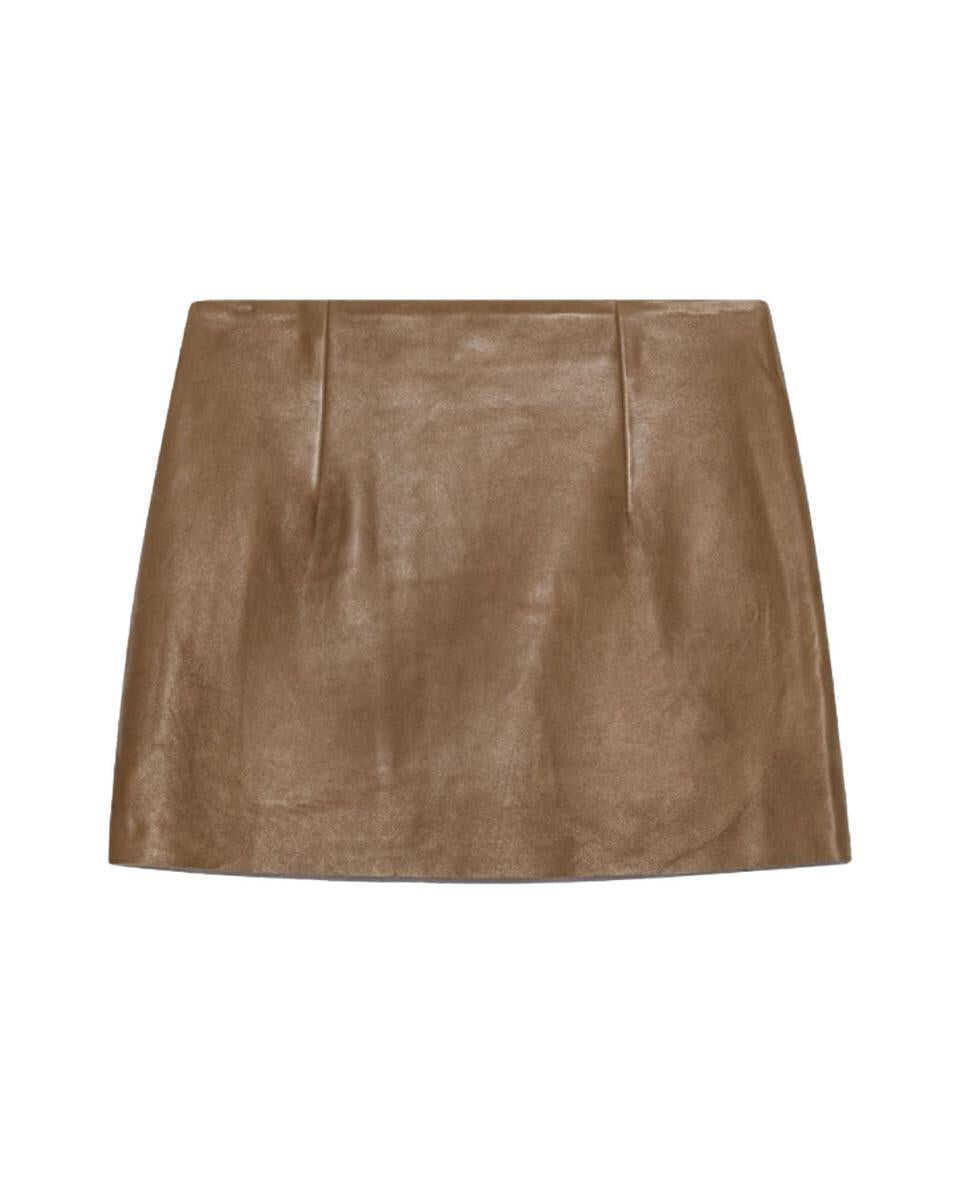 Fuste REMAIN BIRGER CHRISTENSEN Remain Birger Christensen Skirt SEPIA Femei (BM 18609768) 2