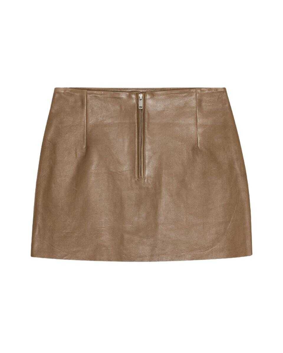 Fuste REMAIN BIRGER CHRISTENSEN Remain Birger Christensen Skirt SEPIA Femei (BM 18609768) 1