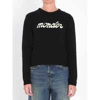 Pulovere Logo Sweater In Wool And Cashmere Femei