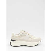 Sneakers Sneakers In Leather And Fabric Femei