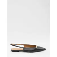 Balerini Leather Slingback Ballerinas Femei