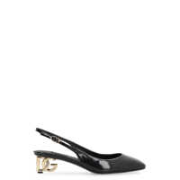 Pantofi cu toc Dolce & Gabbana Patent Leather Slingback Pumps Femei