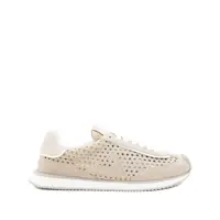 Sneakers Dolce & Gabbana Leather And Fabric Low-Top Sneakers Barbati