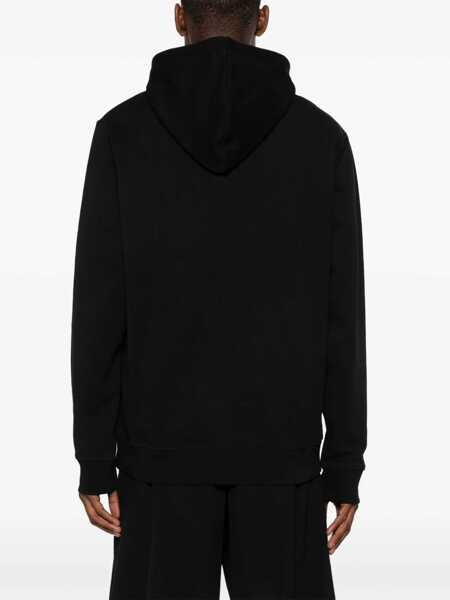 Bluze de trening Balmain Balmain Balmain Signature Hoodie Black Barbati (BM 18613236) 4