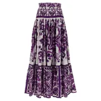 Fuste Dolce & Gabbana Majolica Print Skirt Femei