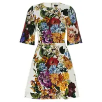 Rochii Dolce & Gabbana Dolce & Gabbana Floral Bouquet Printed Dress