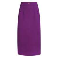 Fuste Dolce & Gabbana Metallic Logo Skirt Femei