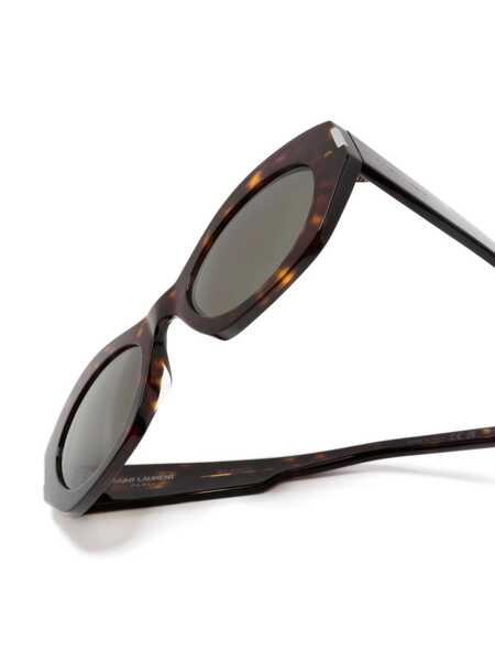 Ochelari de soare Saint Laurent SAINT LAURENT Sunglasses HAVANA HAVANA GREY Femei (BM 18619095) 3