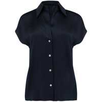 Bluze Vince Silk Blouse Femei