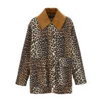 Geci Ganni Cotton Blend Jacket Femei