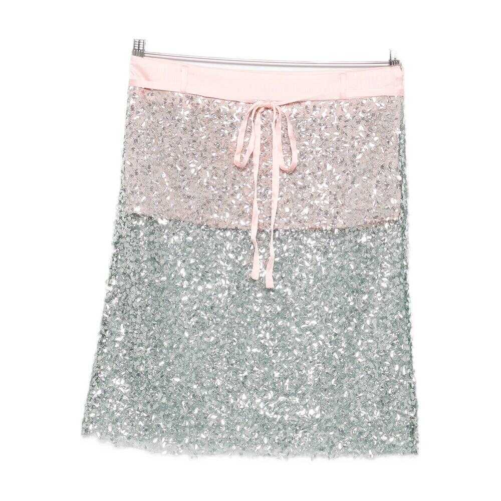 Fuste SIEDRES Siedres Skirts GREEN/PINK Femei (BM 18620940) 1