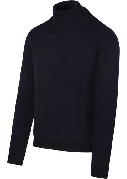 Pulovere Roberto Collina Turtleneck Sweater NAVY Barbati (BM 18621169) 3