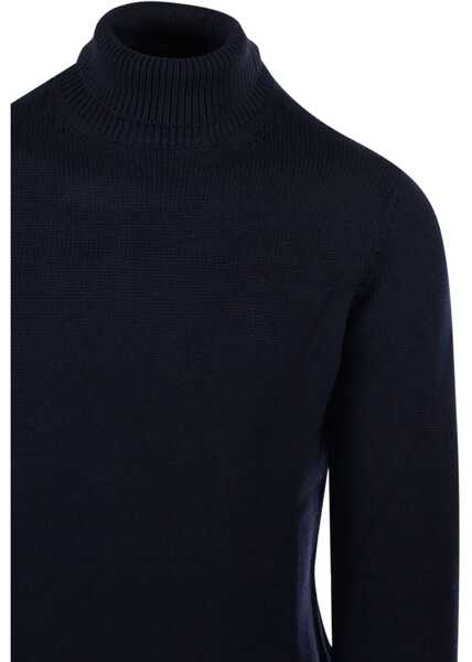 Pulovere Roberto Collina Turtleneck Sweater NAVY Barbati (BM 18621169) 4