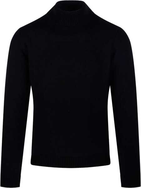 Pulovere Roberto Collina Turtleneck Sweater NERO Barbati (BM 18621193) 1