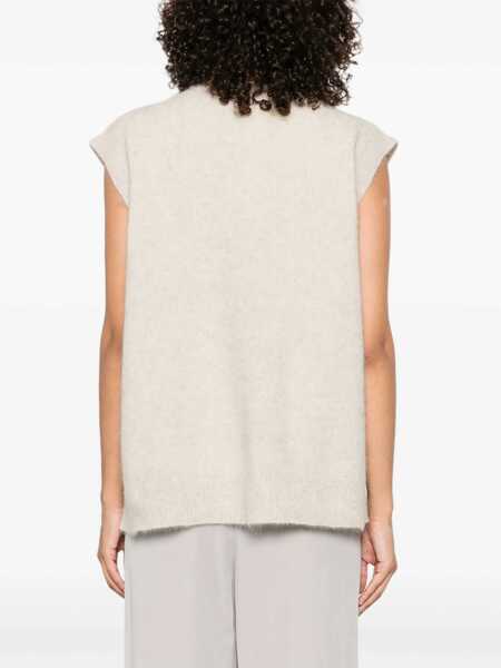 Veste casual P.A.R.O.S.H. Maxi pocket Vest BURRO Femei (BM 18621205) 4