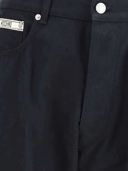 Pantaloni casual Moschino Cotton Pants Nero Barbati (BM 18621211) 5