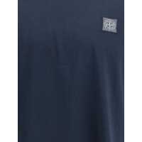 Tricouri Stone Island pentru Barbati - Tricouri Stone Island T-Shirt with logo patch NAVY BLUE Barbati (BM 18621217) - B-mall.ro