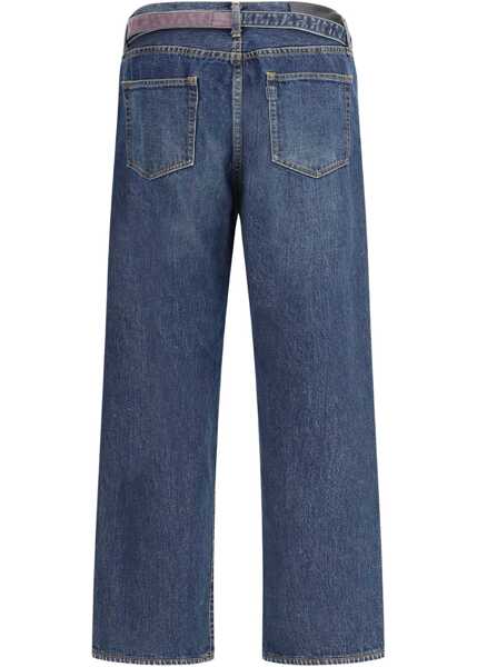 Blugi Sacai Denim Pants BLUE Barbati (BM 18621232) 2