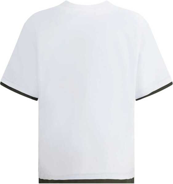 Tricouri Sacai T-Shirt double layers WHITE Barbati (BM 18621241) 2