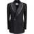 Sacai Double-breasted Blazer with double revers BLACK