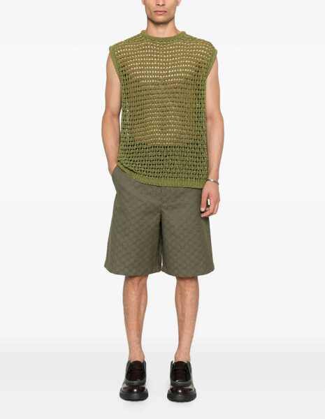 Pantaloni scurti Gucci GG pattern Shorts RUSTY GREEN Barbati (BM 18621262) 2