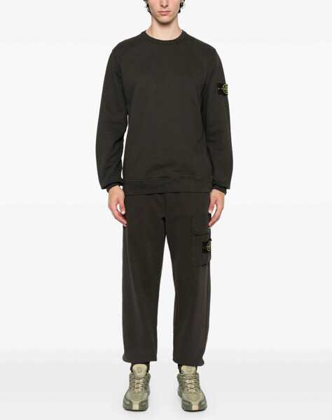 Bluze de trening Stone Island Cotton Fleece Sweatshirt GREY Barbati (BM 18621394) 2