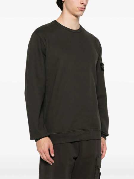 Bluze de trening Stone Island Cotton Fleece Sweatshirt GREY Barbati (BM 18621394) 3