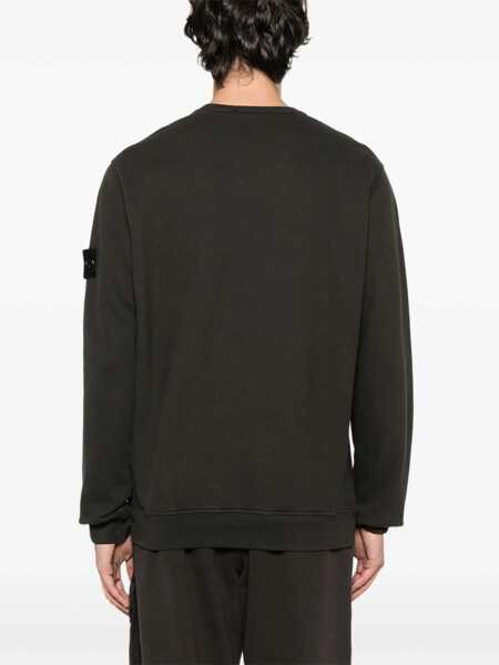 Bluze de trening Stone Island Cotton Fleece Sweatshirt GREY Barbati (BM 18621394) 4