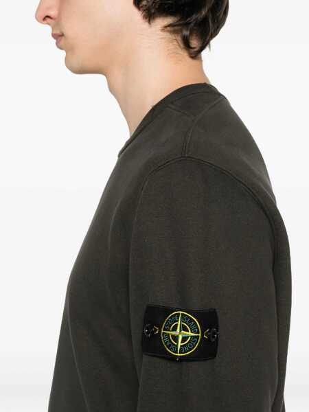 Bluze de trening Stone Island Cotton Fleece Sweatshirt GREY Barbati (BM 18621394) 5