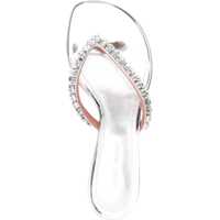 Incaltaminte AMINA MUADDI Dama - Sandale AMINA MUADDI Gigi Sandals SILVERWHITE CRYSTALS Femei (BM 18621523) - B-mall.ro