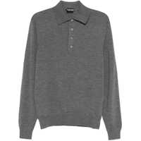 Tricouri Polo Fine Merino Virgin Wool Polo Shirt Barbati